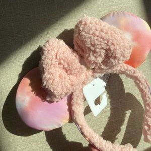 Disney Ears Headband - Minnie Mouse - Sherpa Tie Dye